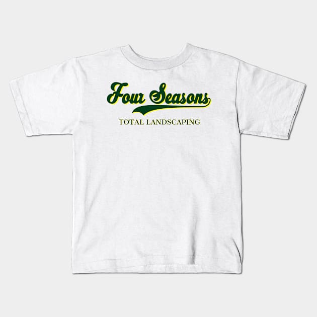 Four Seasons Total Landscaping Kids T-Shirt by Quaker Village